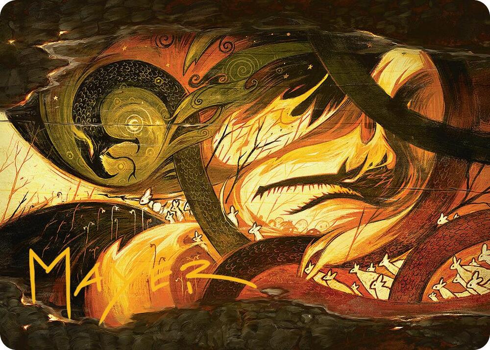 Season of Loss Art Card (Gold-Stamped Signature) [Bloomburrow Art Series]