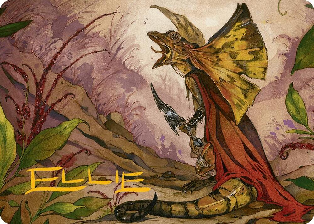 Hired Claw Art Card (Gold-Stamped Signature) [Bloomburrow Art Series]