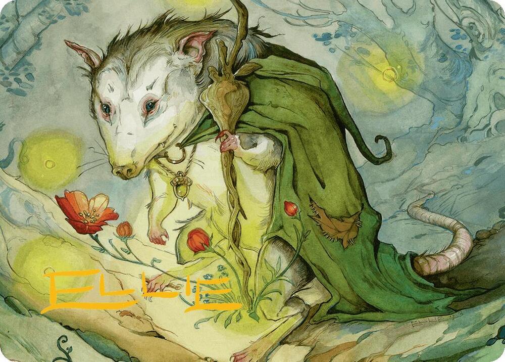 Tender Wildguide Art Card (Gold-Stamped Signature) [Bloomburrow Art Series]