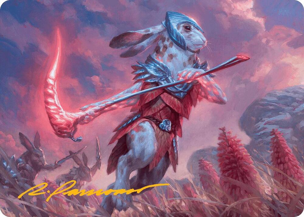 Baylen, the Haymaker Art Card (Gold-Stamped Signature) [Bloomburrow Art Series]