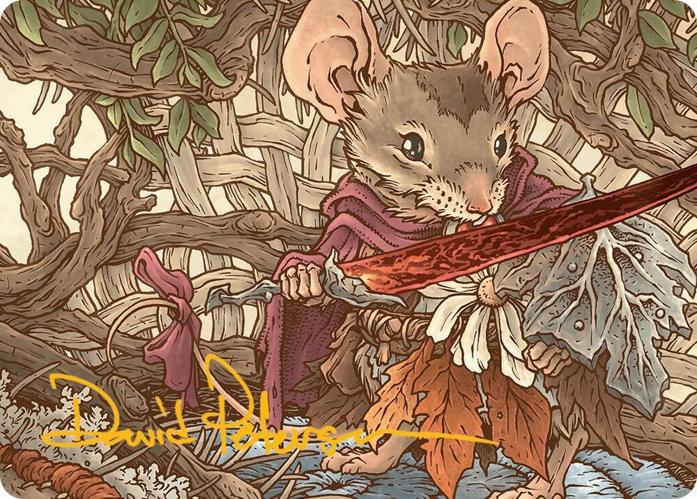 Mabel, Heir to Cragflame Art Card (Gold-Stamped Signature) [Bloomburrow Art Series]