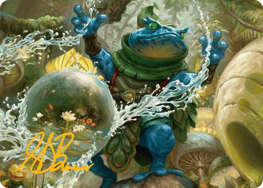Pond Prophet Art Card (Gold-Stamped Signature) [Bloomburrow Art Series]