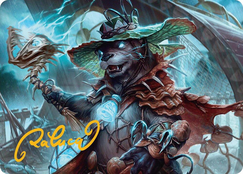 Tempest Angler Art Card (Gold-Stamped Signature) [Bloomburrow Art Series]