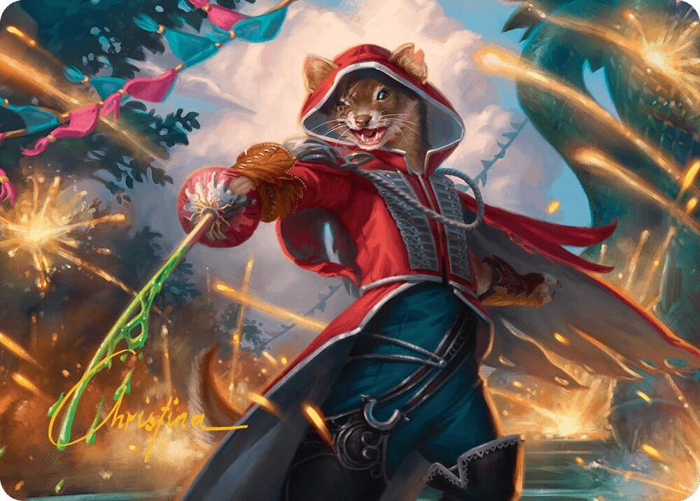 The Infamous Cruelclaw Art Card (Gold-Stamped Signature) [Bloomburrow Art Series]