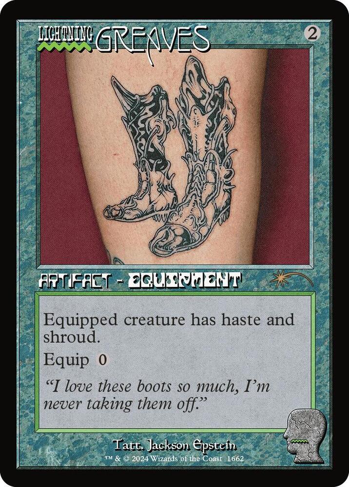 Lightning Greaves (1662) [Secret Lair Drop Series]