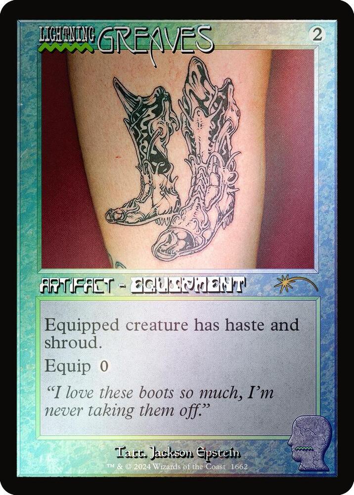 Lightning Greaves (1662) (Rainbow Foil) [Secret Lair Drop Series]