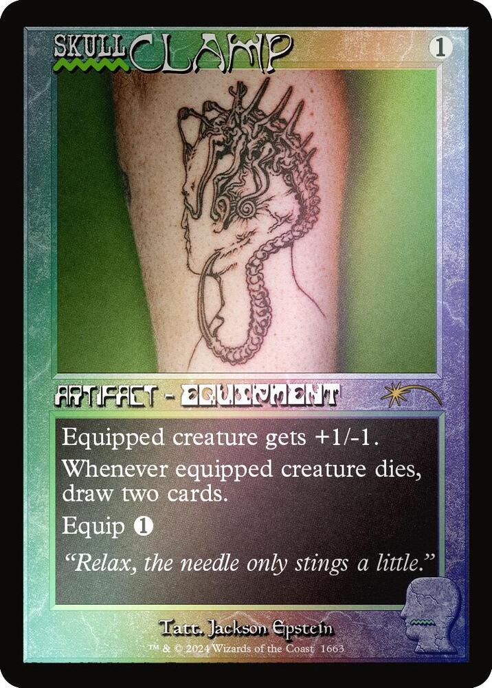 Skullclamp (Rainbow Foil) [Secret Lair Drop Series]