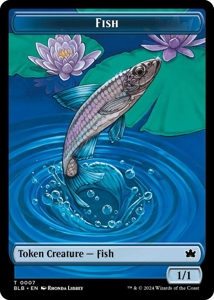 Fish Token [Bloomburrow Tokens]