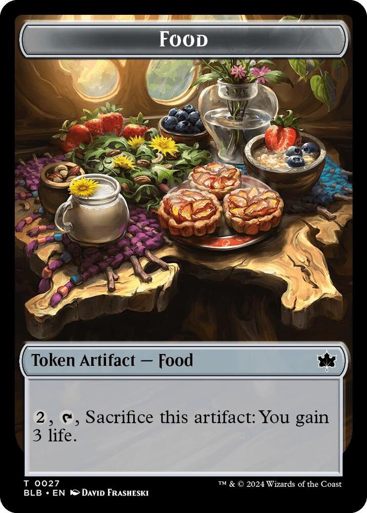 Food // Rust-Shield Rampager Double-Sided Token [Bloomburrow Tokens]