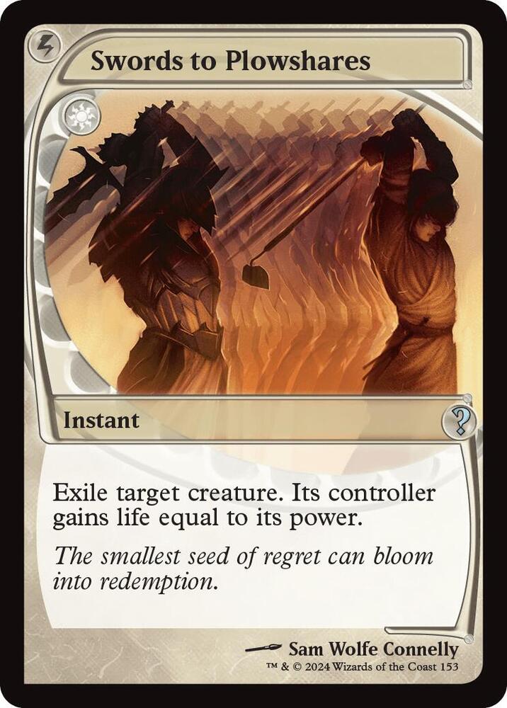 Swords to Plowshares (Future Sight) [Mystery Booster 2]
