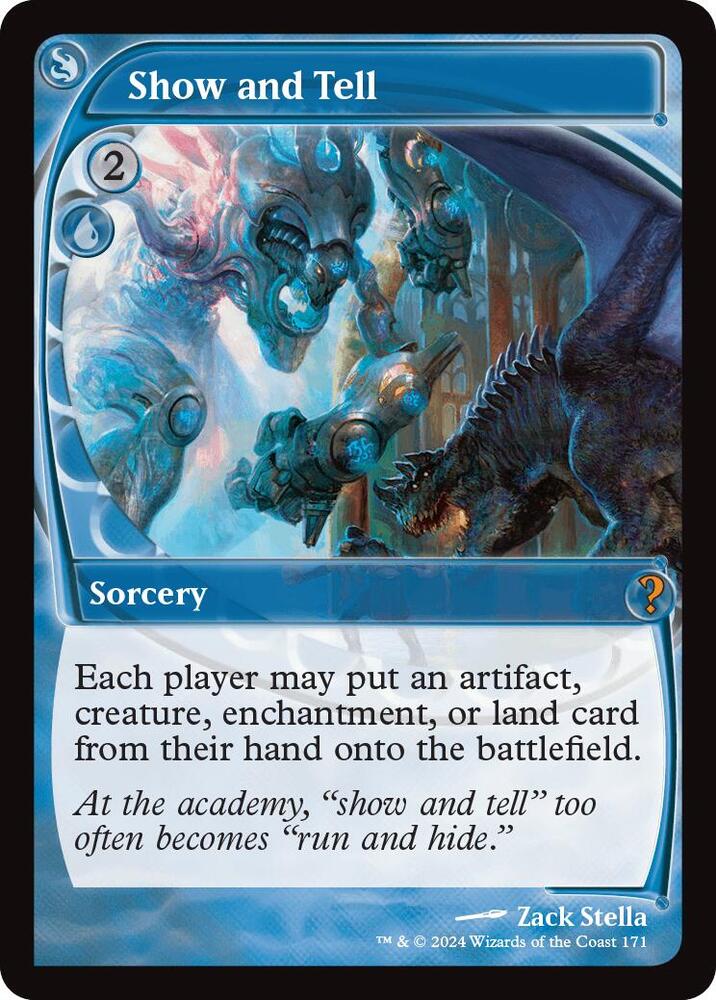 Show and Tell (Future Sight) [Mystery Booster 2]