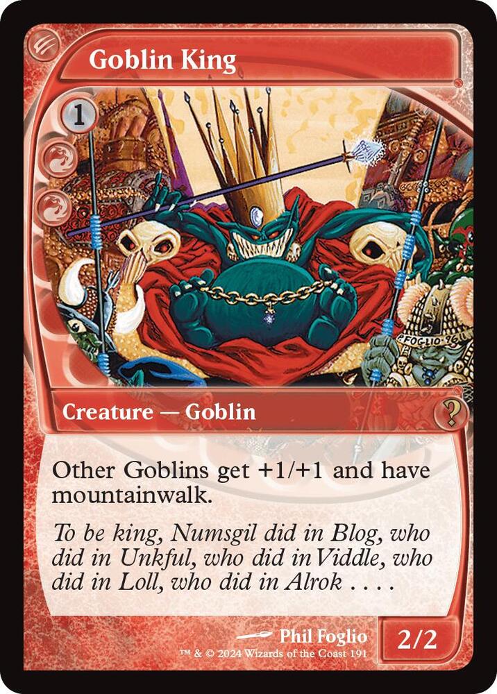 Goblin King (Future Sight) [Mystery Booster 2]