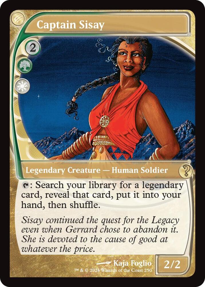 Captain Sisay (Future Sight) [Mystery Booster 2]