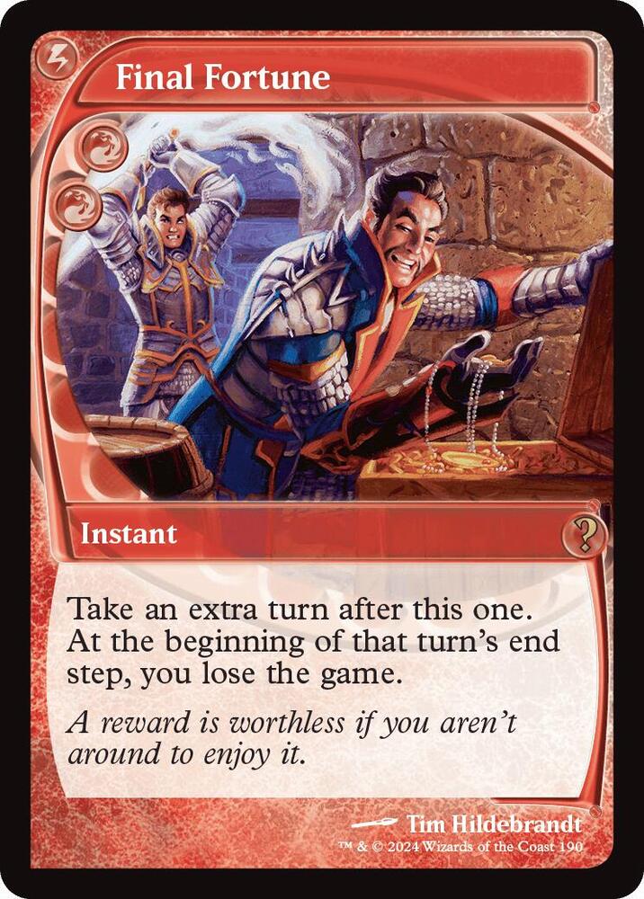 Final Fortune (Future Sight) [Mystery Booster 2]