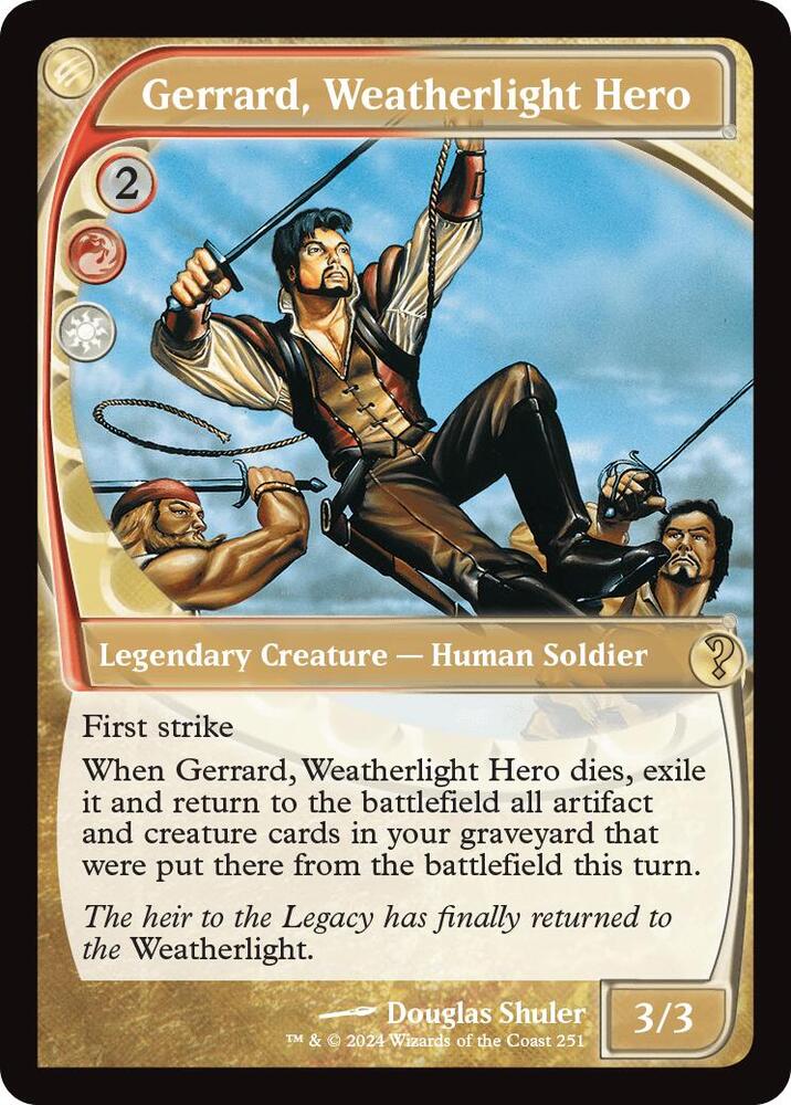 Gerrard, Weatherlight Hero (Future Sight) [Mystery Booster 2]