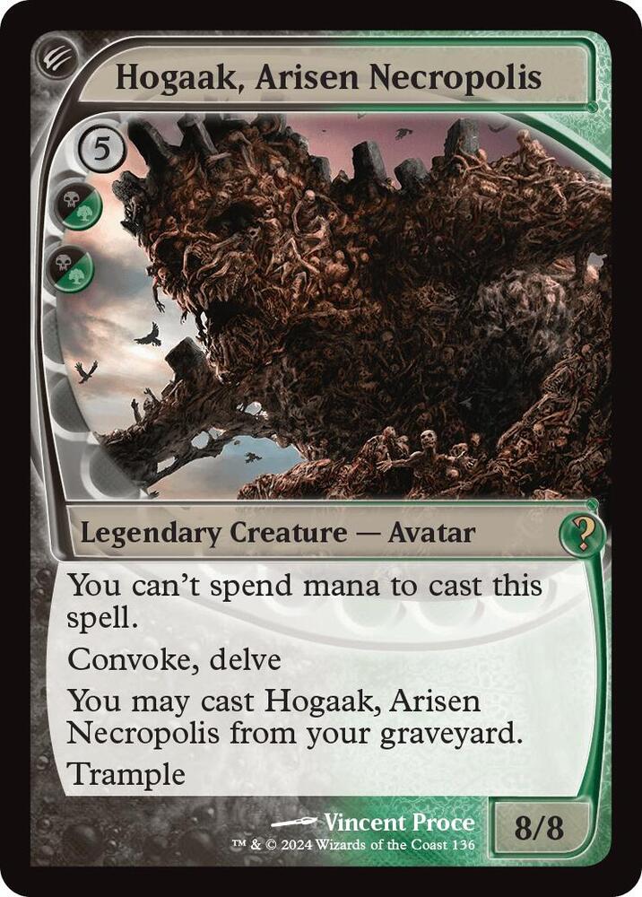 Hogaak, Arisen Necropolis (Future Sight) [Mystery Booster 2]