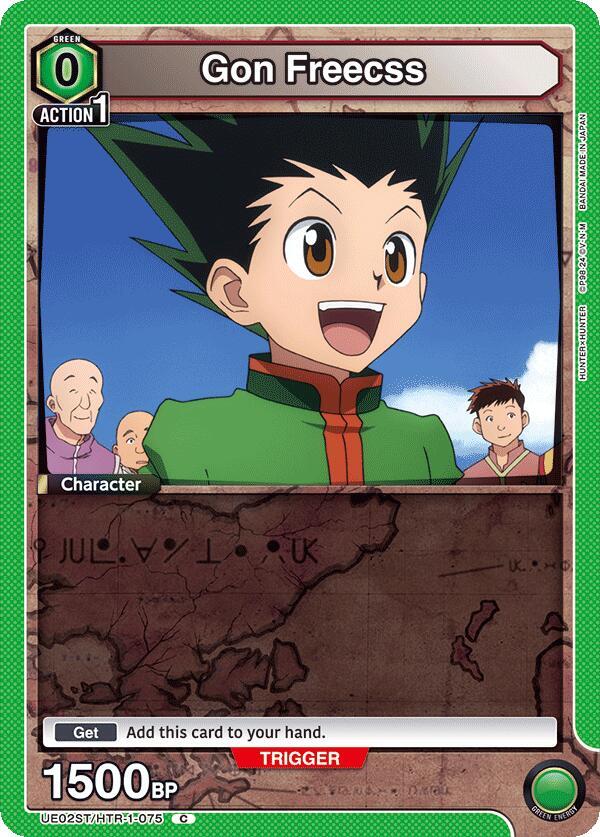 Gon Freecss (075) (UE02ST/HTR-1-075) [UE02ST: HUNTER X HUNTER Starter Deck]