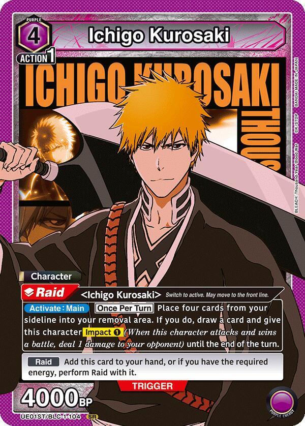 Ichigo Kurosaki (104) (UE01ST/BLC-1-104) [UE01ST: BLEACH: Thousand-Year Blood War Starter Deck]