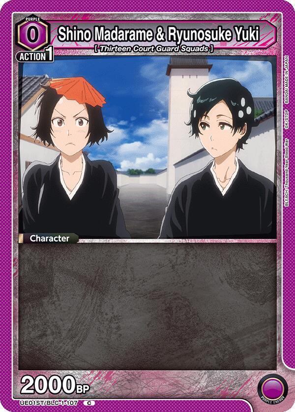Shino Madarame & Ryunosuke Yuki (UE01ST/BLC-1-107) [UE01ST: BLEACH: Thousand-Year Blood War Starter Deck]