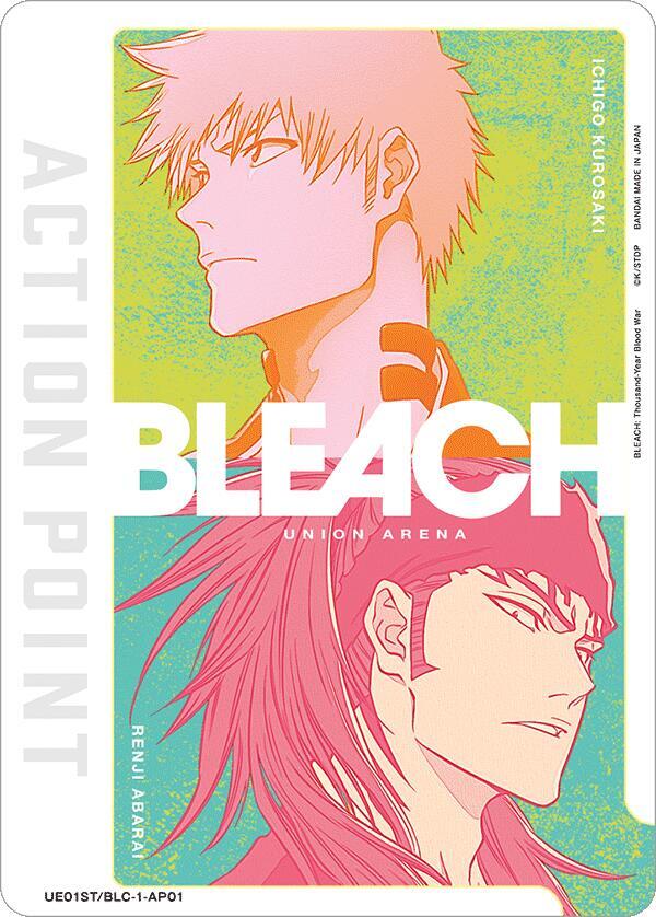 Action Point Card (AP01) (Ichigo Kurosaki/Renji Abarai) (UE01ST/BLC-1-AP01) [UE01ST: BLEACH: Thousand-Year Blood War Starter Deck]