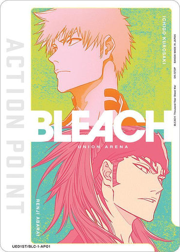 Action Point Card (AP01) (Ichigo Kurosaki/Renji Abarai) (UE01ST/BLC-1-AP01) [UE01ST: BLEACH: Thousand-Year Blood War Starter Deck] (English)