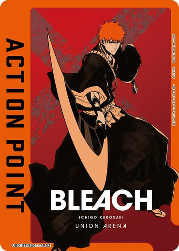 Action Point Card (AP02) (Ichigo Kurosaki) (UE01ST/BLC-1-AP02) [UE01ST: BLEACH: Thousand-Year Blood War Starter Deck] (English)