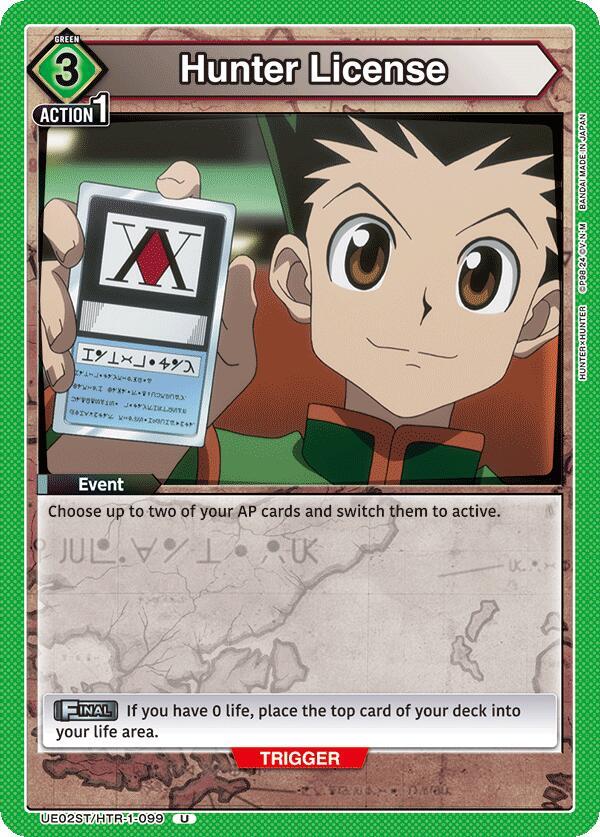 Hunter License (UE02ST/HTR-1-099) [UE02ST: HUNTER X HUNTER Starter Deck]