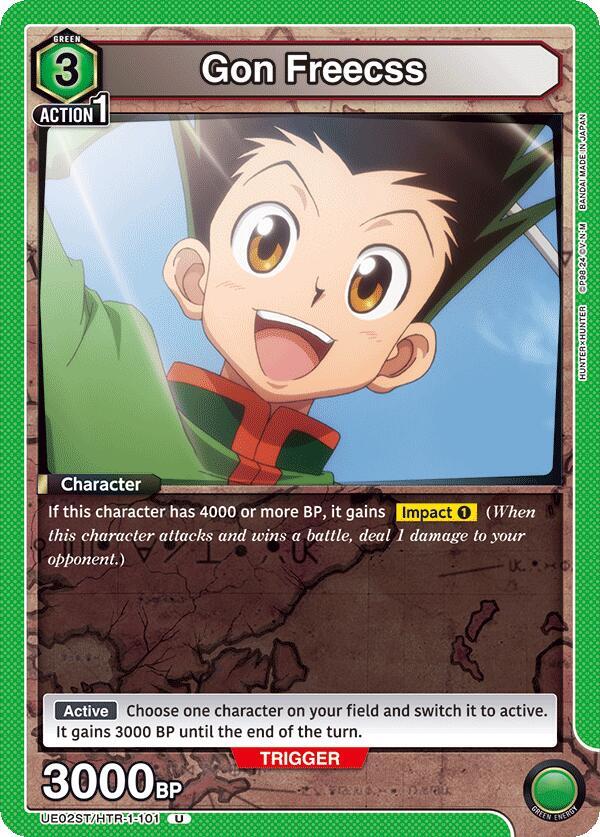 Gon Freecss (101) (UE02ST/HTR-1-101) [UE02ST: HUNTER X HUNTER Starter Deck]