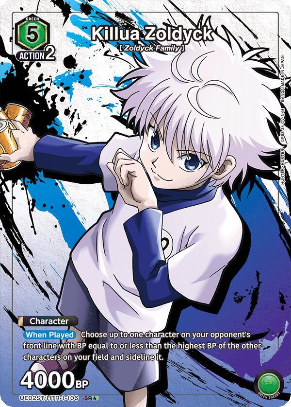 Killua Zoldyck (106) (SR*) (UE02ST/HTR-1-106) [UE02ST: HUNTER X HUNTER Starter Deck]