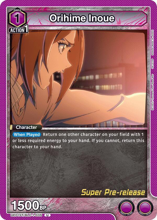 Orihime Inoue (035) (UE01ST/BLC-1-035) [UE01ST: BLEACH: Thousand-Year Blood War Super Pre-Release Starter Deck]