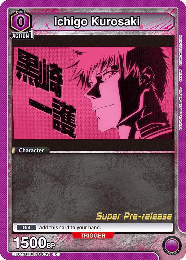 Ichigo Kurosaki (039) (UE01ST/BLC-1-039) [UE01ST: BLEACH: Thousand-Year Blood War Super Pre-Release Starter Deck]