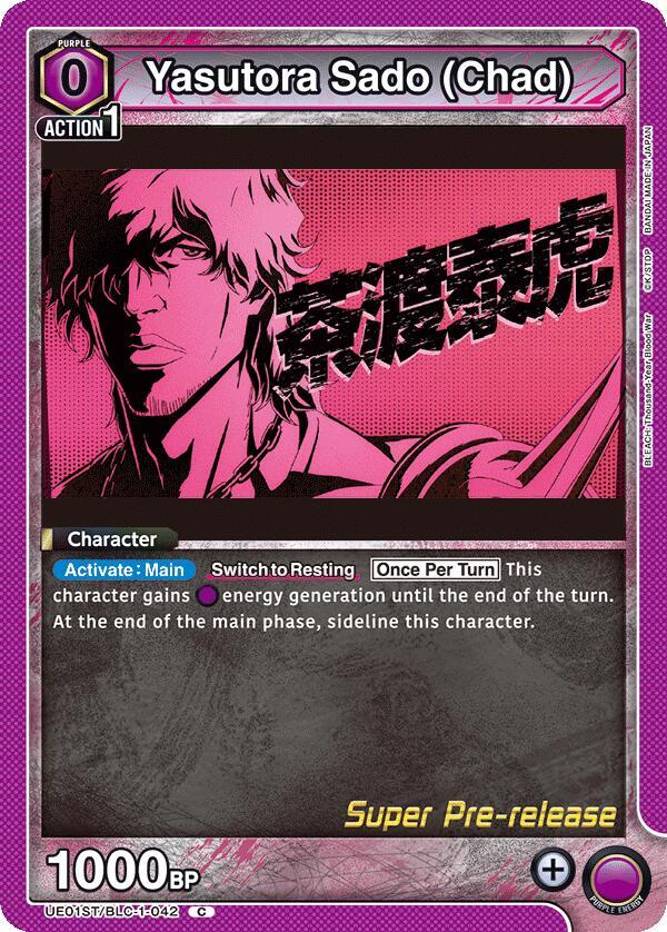 Yasutora Sado (Chad) (UE01ST/BLC-1-042) [UE01ST: BLEACH: Thousand-Year Blood War Super Pre-Release Starter Deck]