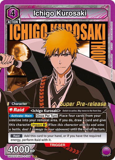 Ichigo Kurosaki (104) (UE01ST/BLC-1-104) [UE01ST: BLEACH: Thousand-Year Blood War Super Pre-Release Starter Deck] (English)