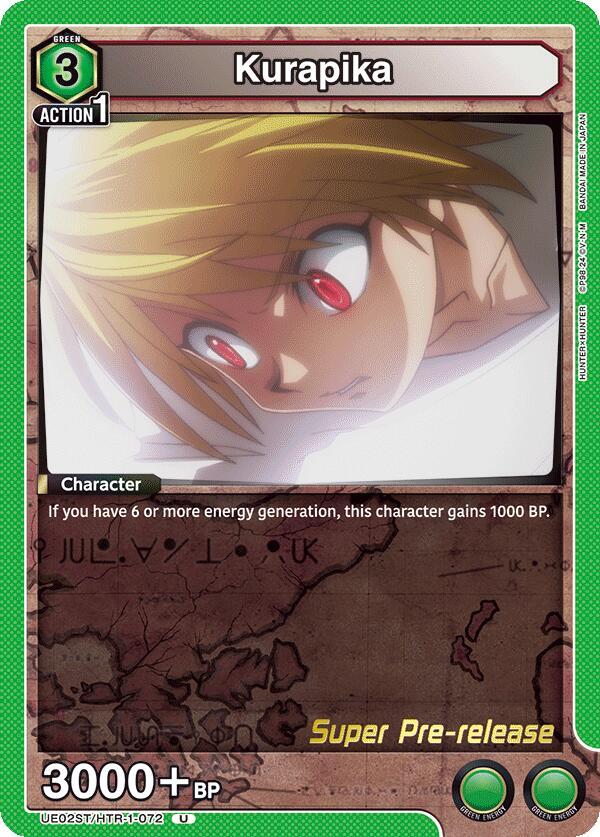 Kurapika (UE02ST/HTR-1-072) [UE02ST: HUNTER X HUNTER Super Pre-Release Starter Deck]