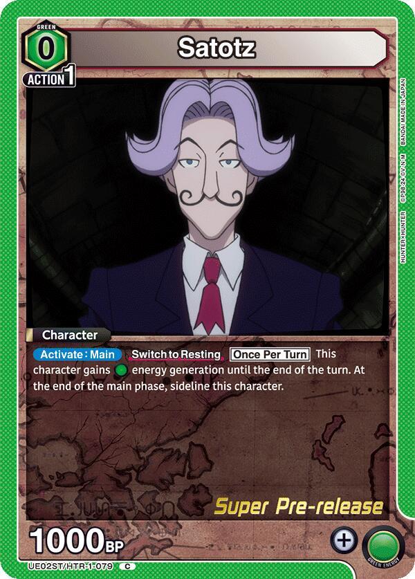 Satotz (UE02ST/HTR-1-079) [UE02ST: HUNTER X HUNTER Super Pre-Release Starter Deck]