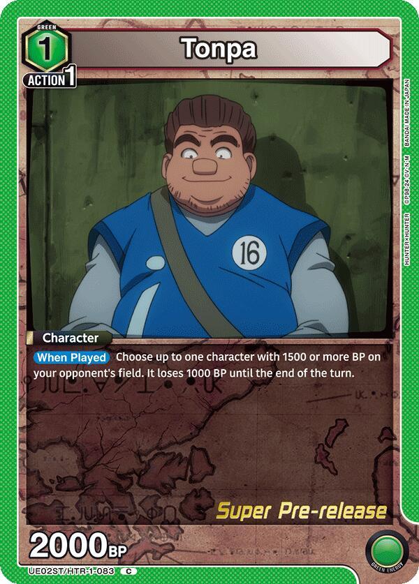 Tonpa (UE02ST/HTR-1-083) [UE02ST: HUNTER X HUNTER Super Pre-Release Starter Deck]