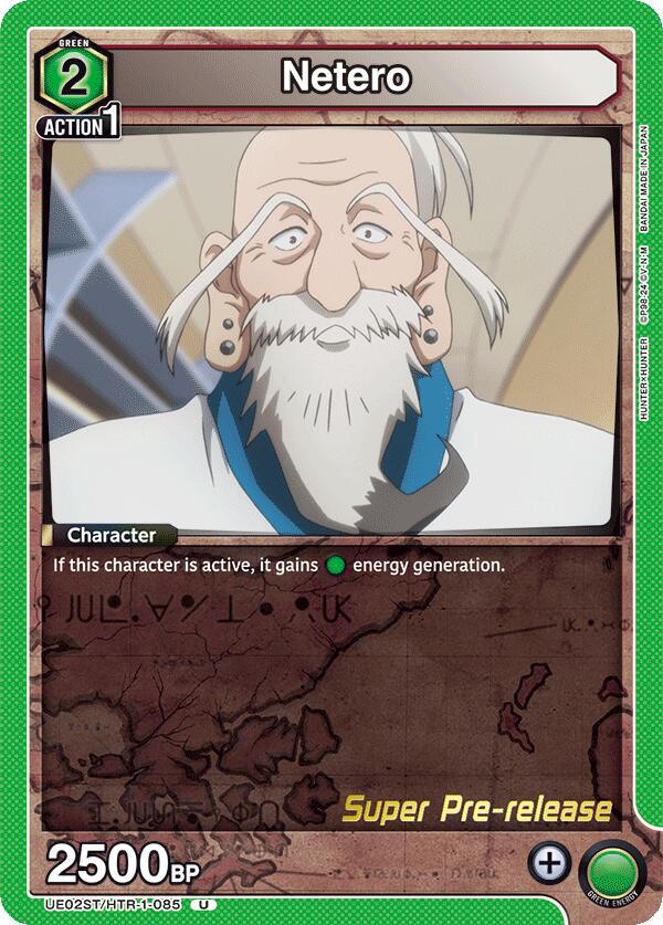 Netero (UE02ST/HTR-1-085) [UE02ST: HUNTER X HUNTER Super Pre-Release Starter Deck]