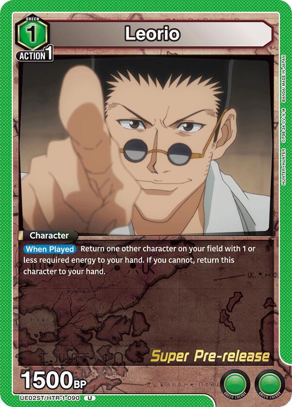 Leorio (090) (UE02ST/HTR-1-090) [UE02ST: HUNTER X HUNTER Super Pre-Release Starter Deck]