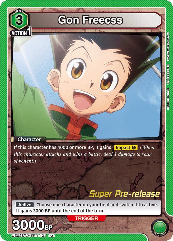 Gon Freecss (101) (UE02ST/HTR-1-101) [UE02ST: HUNTER X HUNTER Super Pre-Release Starter Deck]