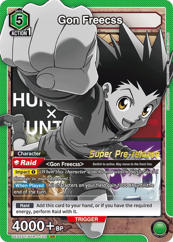 Gon Freecss (102) (UE02ST/HTR-1-102) [UE02ST: HUNTER X HUNTER Super Pre-Release Starter Deck]
