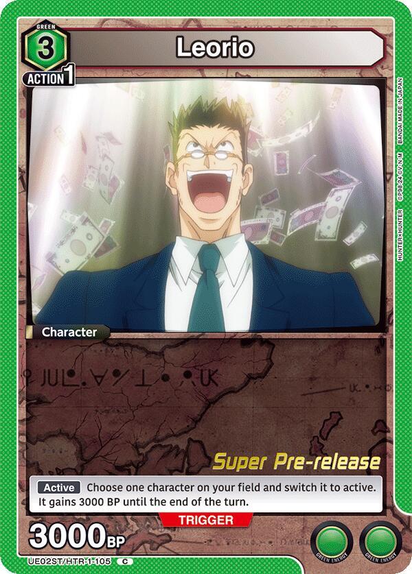 Leorio (105) (UE02ST/HTR-1-105) [UE02ST: HUNTER X HUNTER Super Pre-Release Starter Deck]