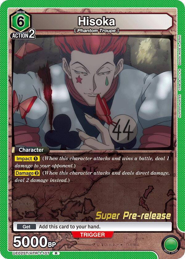 Hisoka (UE02ST/HTR-1-107) [UE02ST: HUNTER X HUNTER Super Pre-Release Starter Deck]