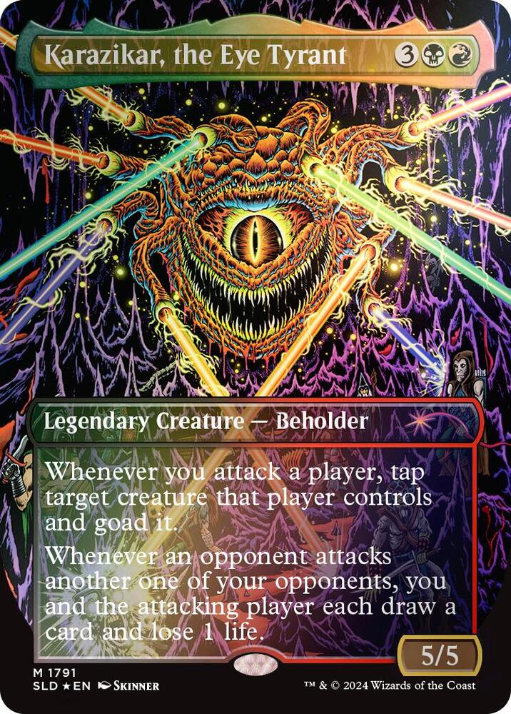 Karazikar, the Eye Tyrant (Rainbow Foil) [Secret Lair Drop Series]