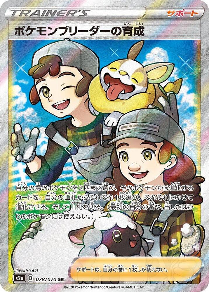 Pokemon Breeder's Nurturing - 078/070 (078/070) [S2a: Explosive Walker] (Japanese)