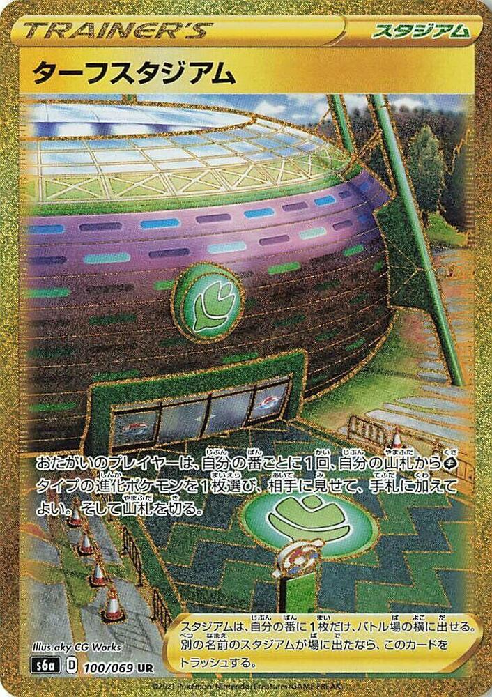 Turffield Stadium (100/069) [S6a: Eevee Heroes] (Japanese)