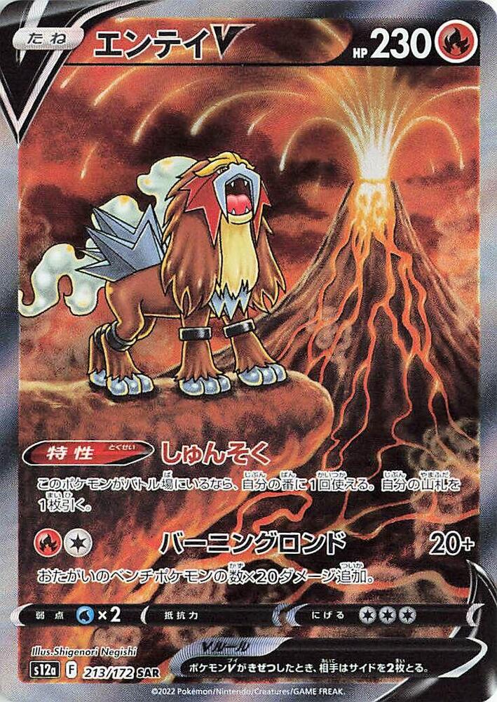 Entei V - 213/172 (213/172) [S12a: VSTAR Universe] (Japanese)