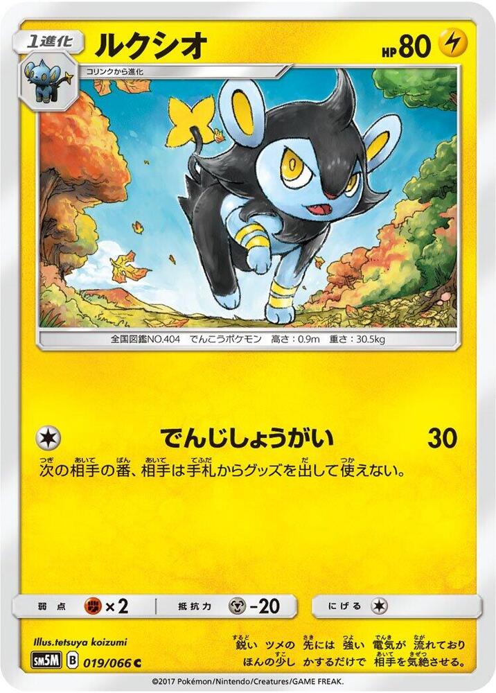 Luxio (019/066) [SM5M: Ultra Moon] (Japanese)