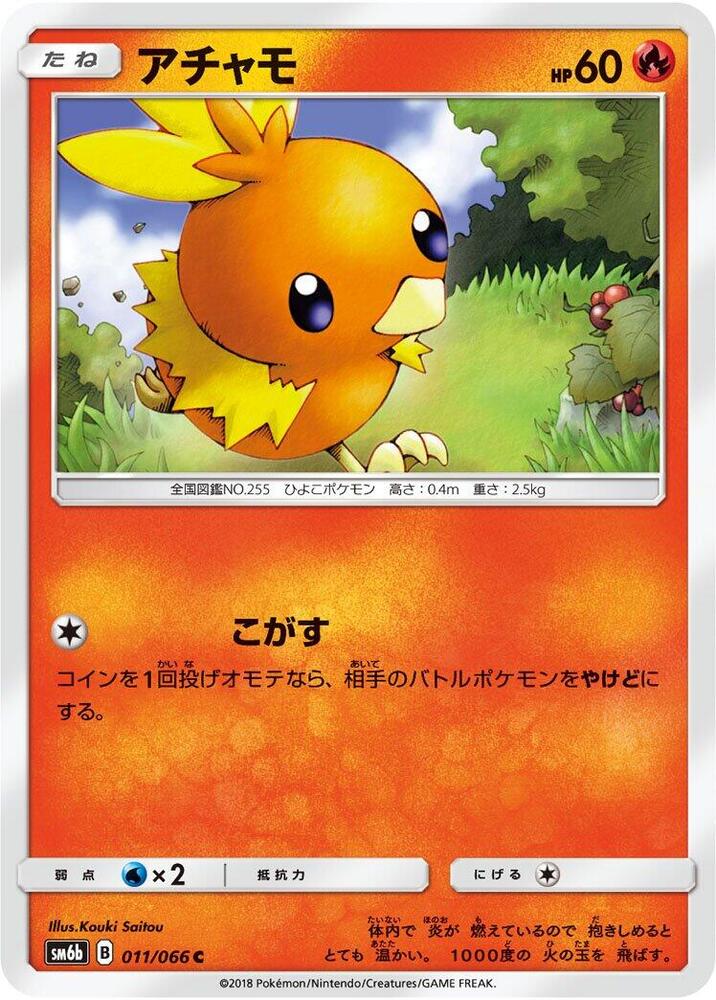 Torchic (011/066) [SM6b: Champion Road] (Japanese)