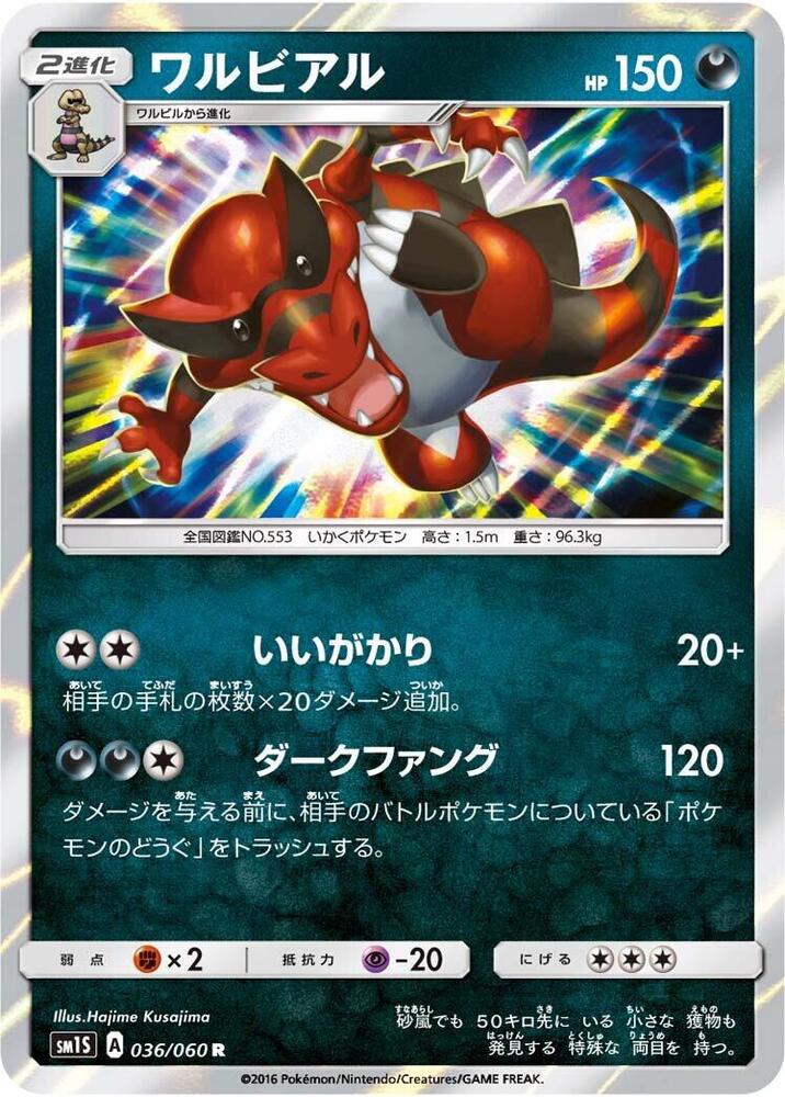 Krookodile (036/060) [SM1S: Collection Sun] (Japanese)