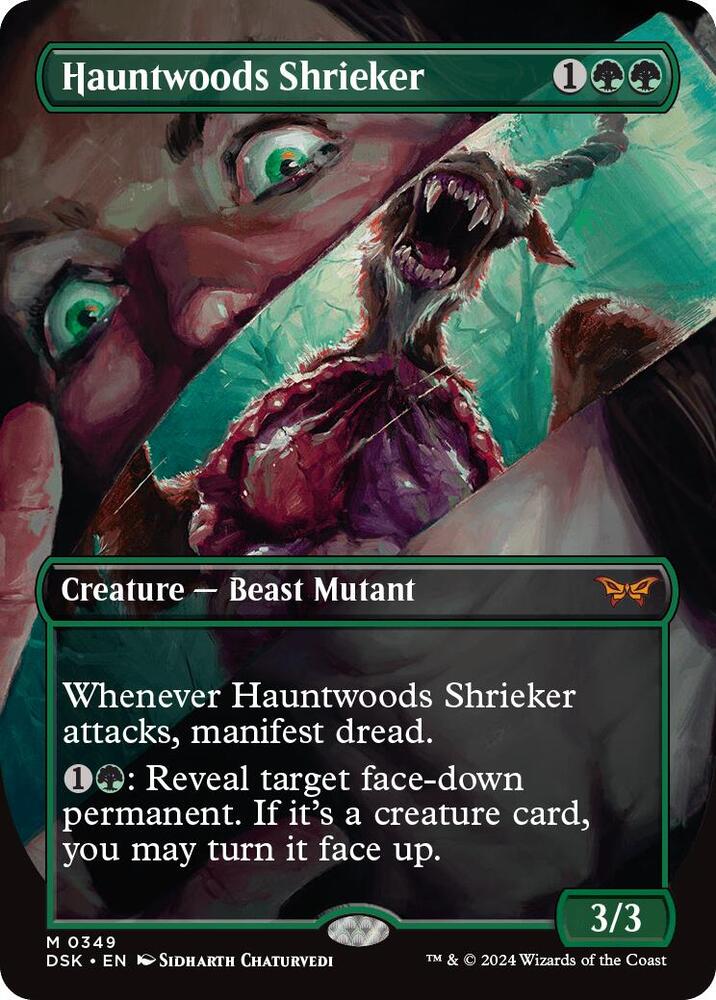 Hauntwoods Shrieker (Borderless) [Duskmourn: House of Horror]
